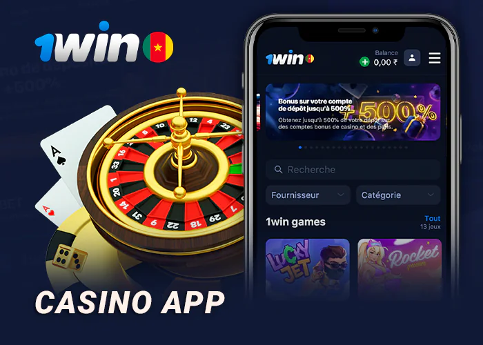 Jouer à des jeux de casino en ligne sur l'application 1Win