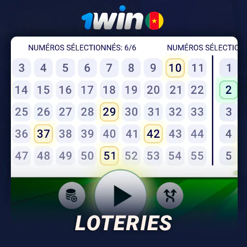 Jouez à la loterie en ligne sur 1Win Casino