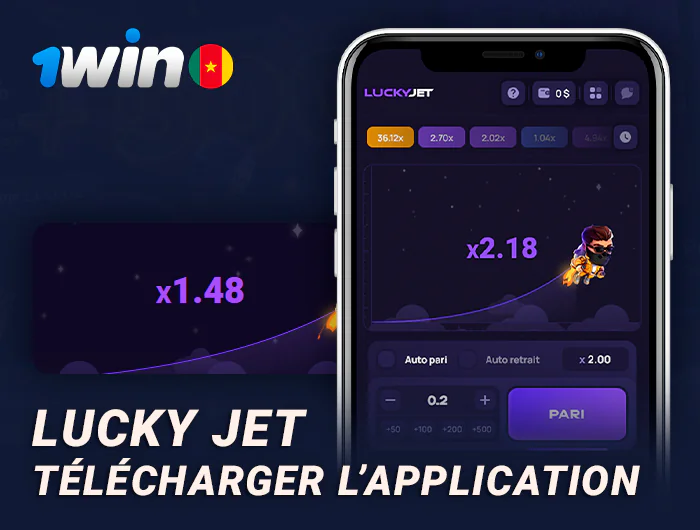 Jouer à Lucky Jet via l'application 1Win