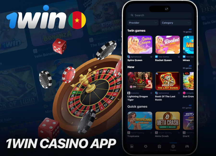 Play online casino games on the 1Win app