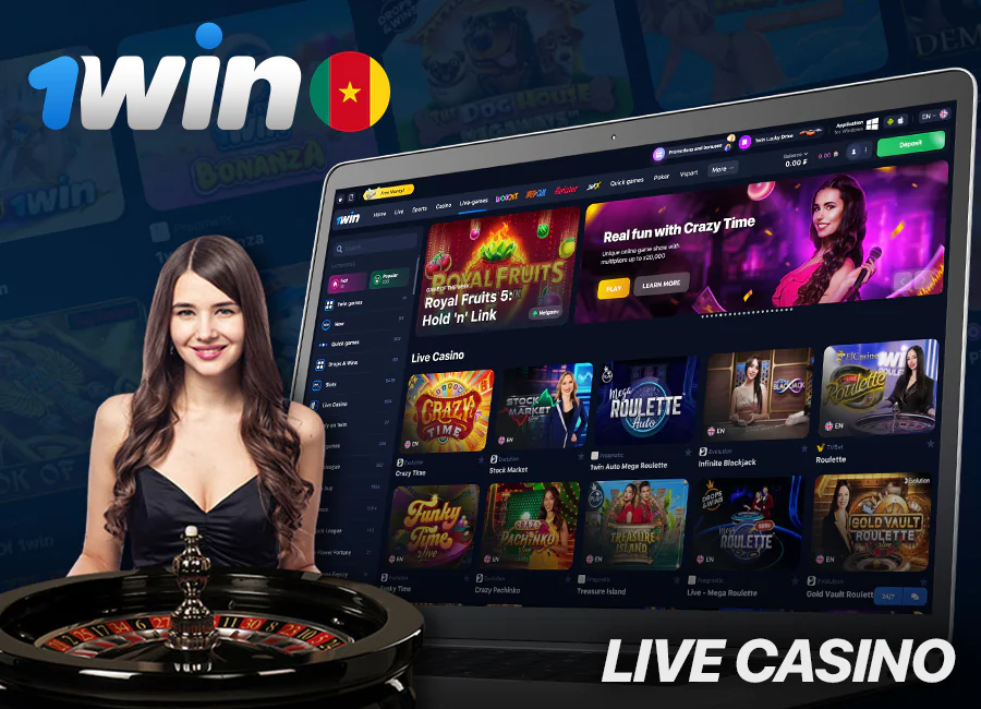 Play live casino with dealers at 1Win