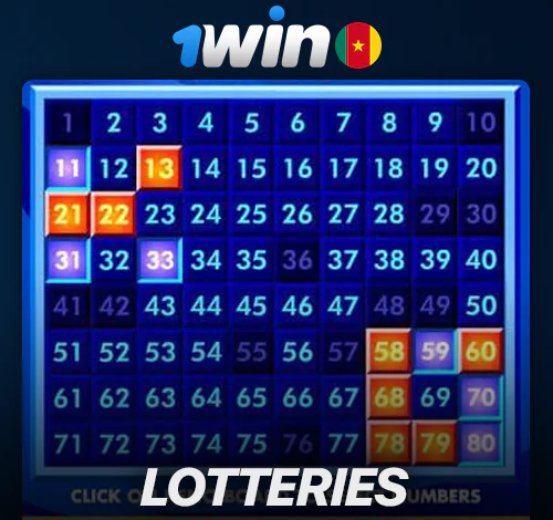 Play Lotteries online at 1Win