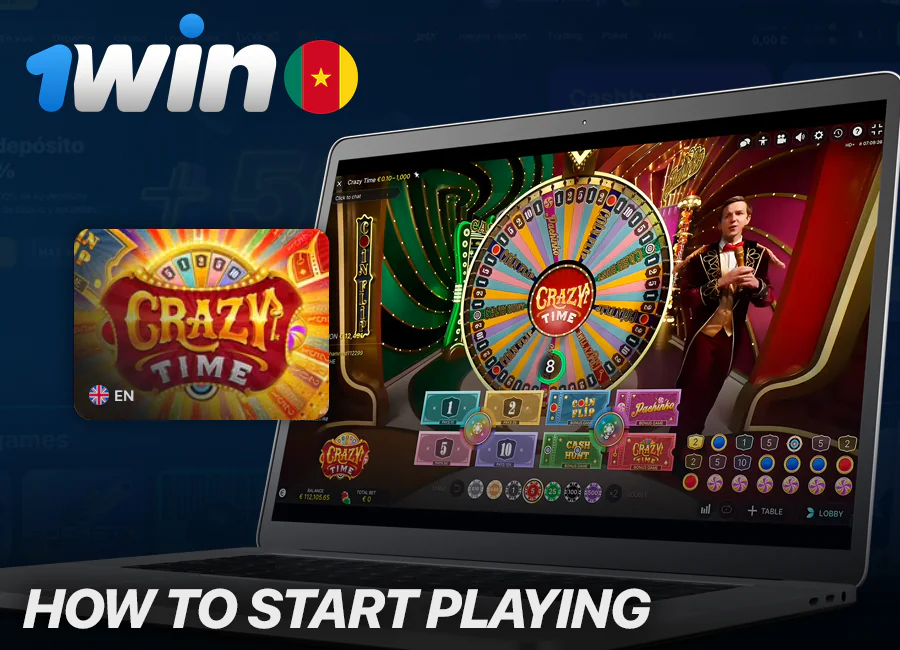 Start playing Crazy Time online at 1win