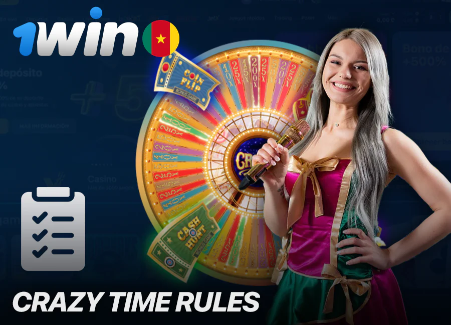 About the Crazy Time rules on the 1win site