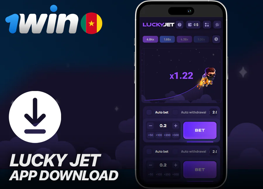 Play Lucky Jet via the 1Win app