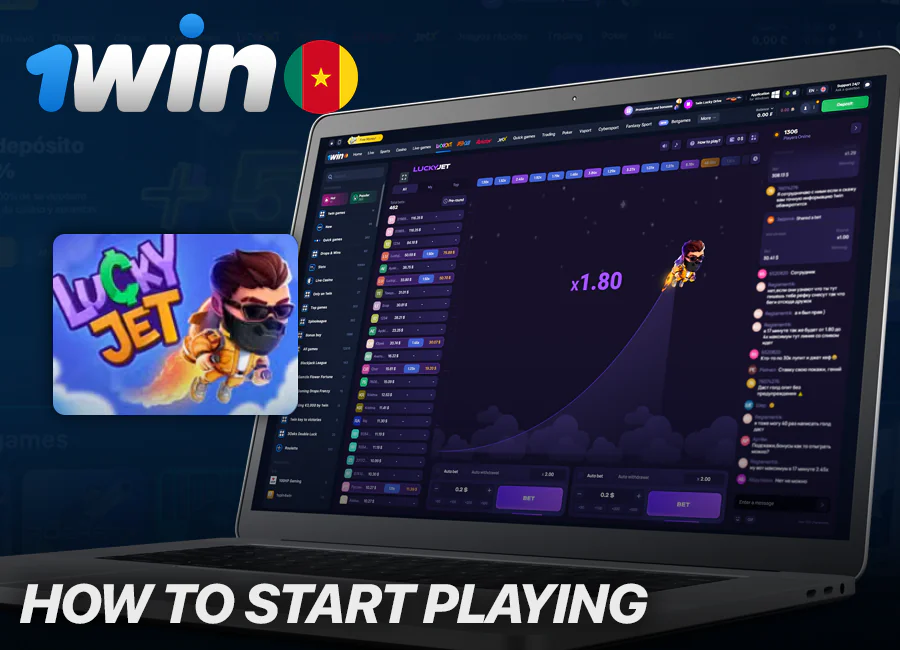 How to start playing Lucky Jet at 1Win Online Casino