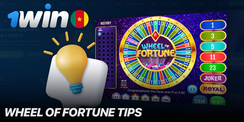 Tips for successfully playing Wheel of Fortune at 1Win online casino