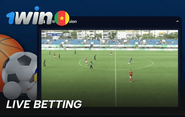 Live betting at 1win in Cameroon