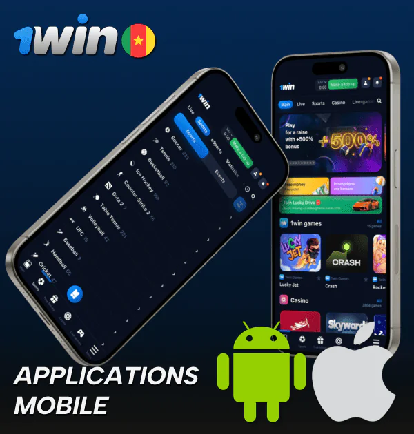 1win mobile app for Cameroonian punters