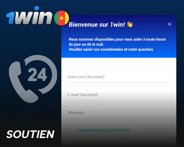 Assistance aux joueurs de 1win au Cameroun